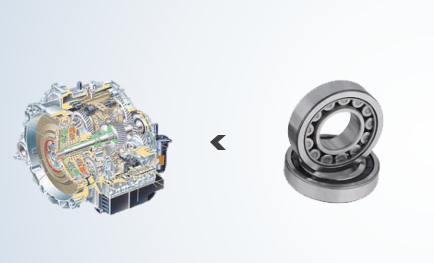 Rodamientos de rodillos cilíndricos y rodamientos de rodillos cónicos: utilizados en cajas de cambios